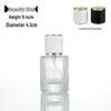 Classic Vertical Stripe Glass Perfume & Cosmetic Spray Bottle (30ml & 50ml), Refillable for Toner & Disinfectant