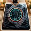 Flannel BlanketChelsea FC Warm Soft Throw Blanket for Indoor Sofa Bed Living Room Use