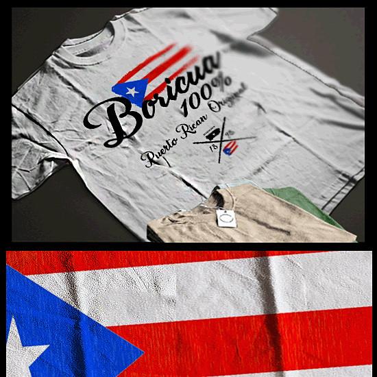 Puerto Rico t-shirt The Bronx NYC Puerto Rican flag Boricua Taino 100 percent