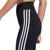 adidas Color Block Design Casual Mid Waist Sports Pants Women Pants Black FJ6100