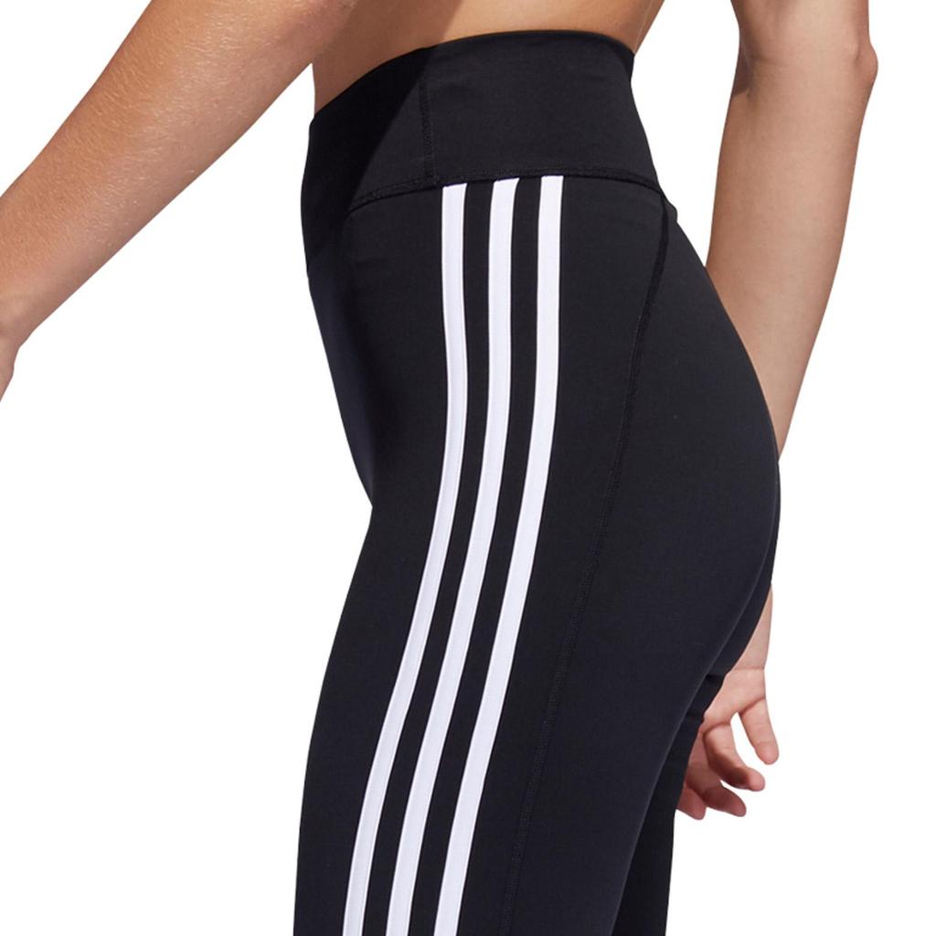 adidas Color Block Design Casual Mid Waist Sports Pants Women Pants Black FJ6100
