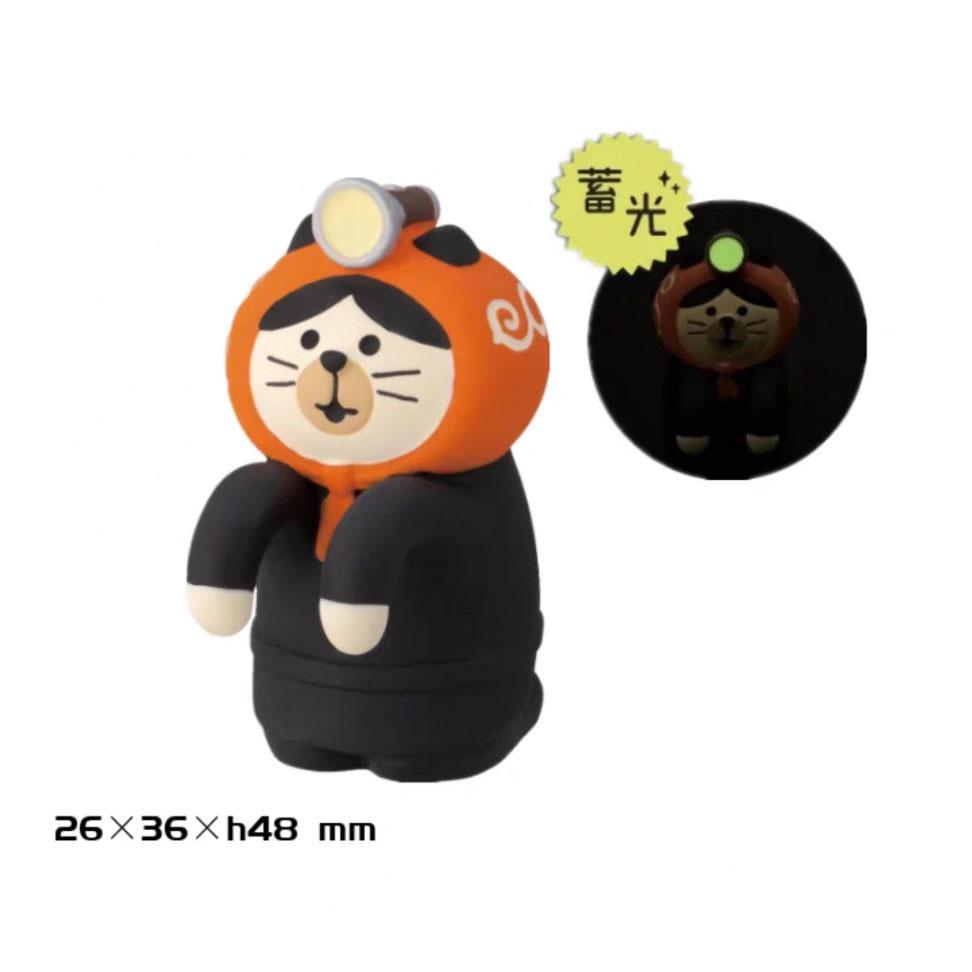 2025 Trendiges Halloween Japanische Katze Harzornament - DIY Cartoon Schreibtischdekoration
