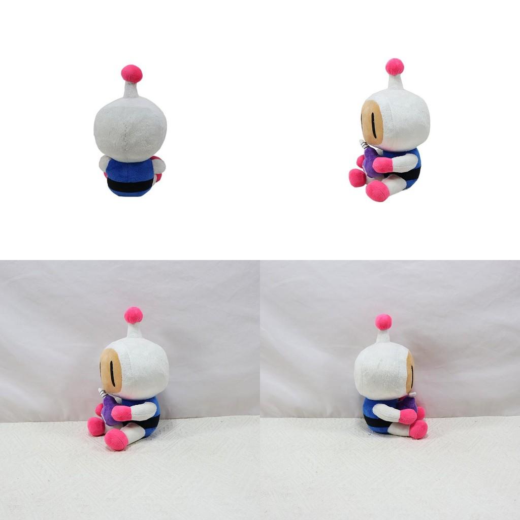 Schattige Bomberman Pluche Speelgoed Zacht Koraalfluweel Cartoonfiguur Pop Voor Verzamelaars