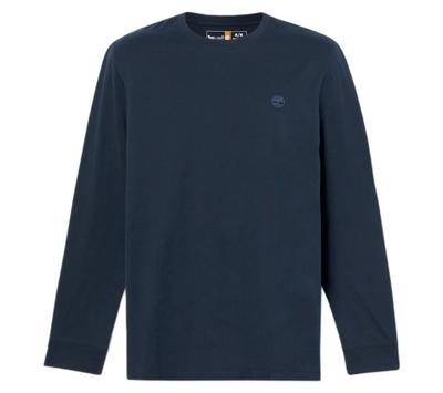 Logo LS Tee - Men's Long Sleeve T-Shirt Organic Cotton Blue TB0A2FQD-Z02 ORIGINAL