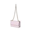 Tory Burch Fleming Two-Way Design Logo Embossed Lambskin Crossbody Shoulder Bag Small Women Bags Purple 164800-500