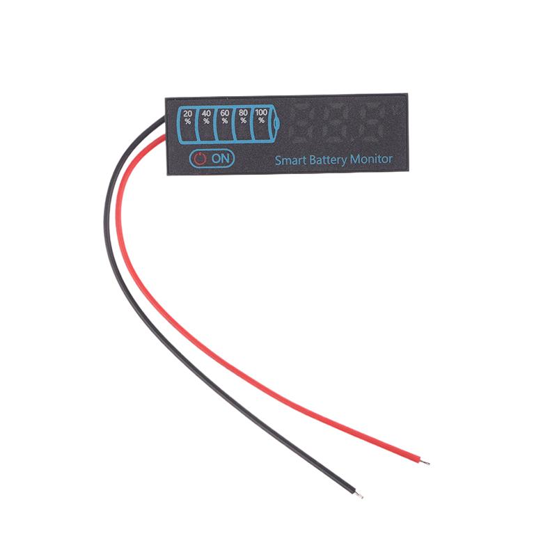 Indicador de nível de bateria 3S-14S DC7-55V 12V 24V 36V 48V 18650 Lipo Placa de capacidade de bateria de lítio Testador de tensão de carga de bateria
