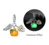 Funny Halloween Charm Bead Charms copper Pumpkin Ghost Witch Magic Hat Pendant Bead Compatible With Authentic Bracelets Necklaces Do It Yourself Jewel