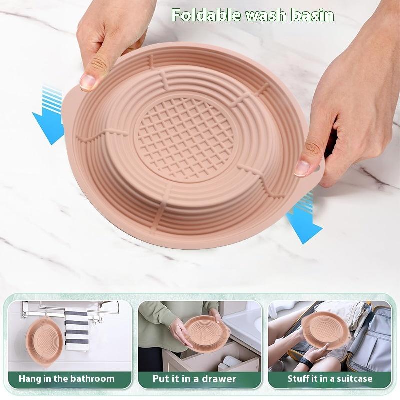 Protable Face Ice Bath Bowl For Facials Plunge Dipping Face Folding Ice Facials Washbasin Facials Skin Care Tool For Home Travel