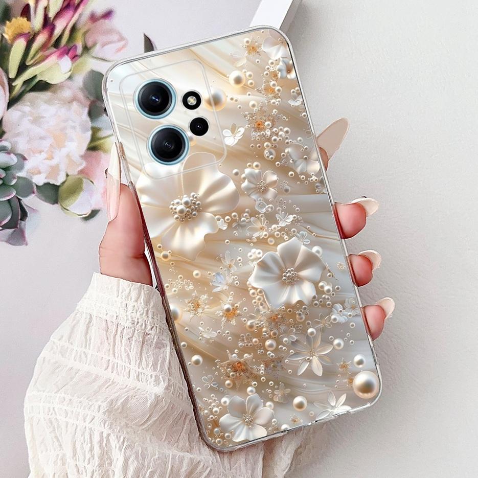 For Xiaomi Redmi Note 12 4G Case Beautiful Flowers Painted Cover Soft Slim Phone Case For Redmi Note 12 Pro Plus Note12 5G Shell