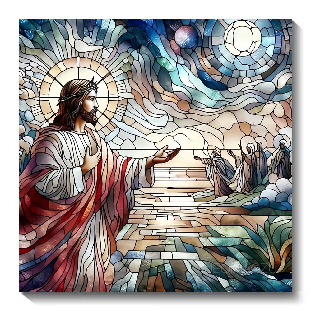 Jesus Religion Diamond Painting Cross Stitch Kits Mosaic Embroidery Home Decoration 5D DIY Art New Arrivals