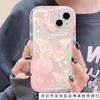 Pastel butterfly for Apple 16promax mobile phone case 15 transparent iPhone14 Europe and America 13 airbag 12 girl
