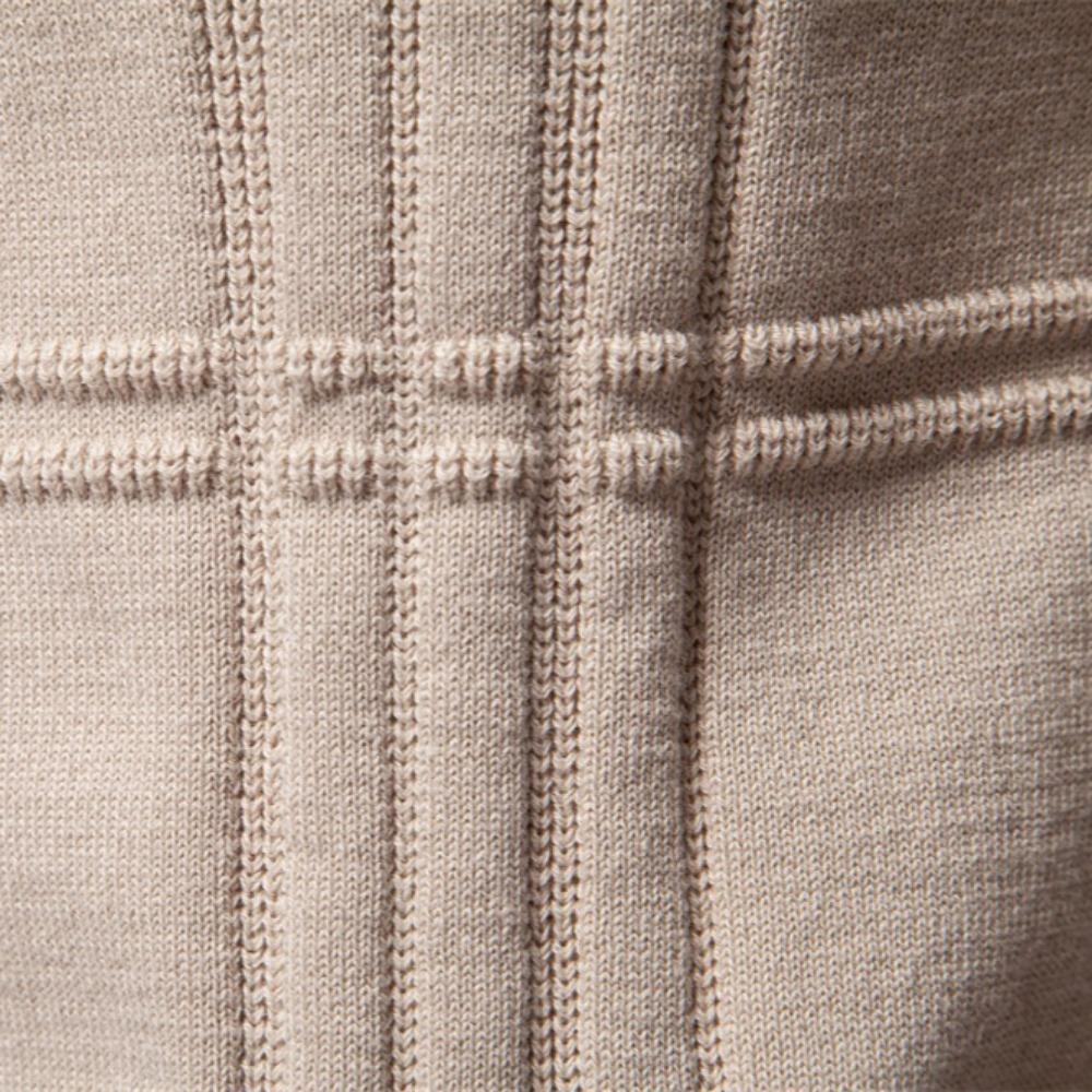Long-sleeved Round-neck Pullover for Men In Autumn and Winter, Warm and Comfortable Solid-color Men's Sweater