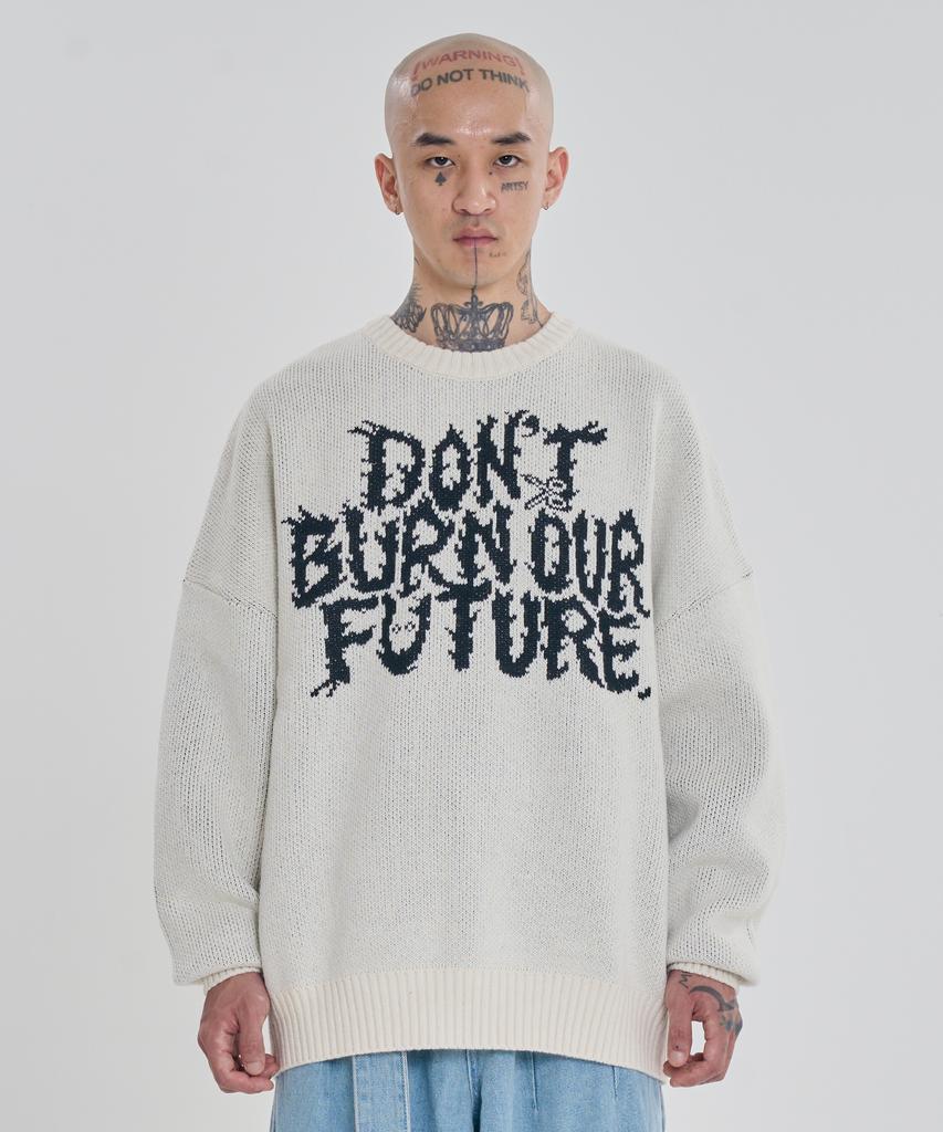 AJOBYAJO [Pba] Dbof Wool Knit Sweater [Ivory]