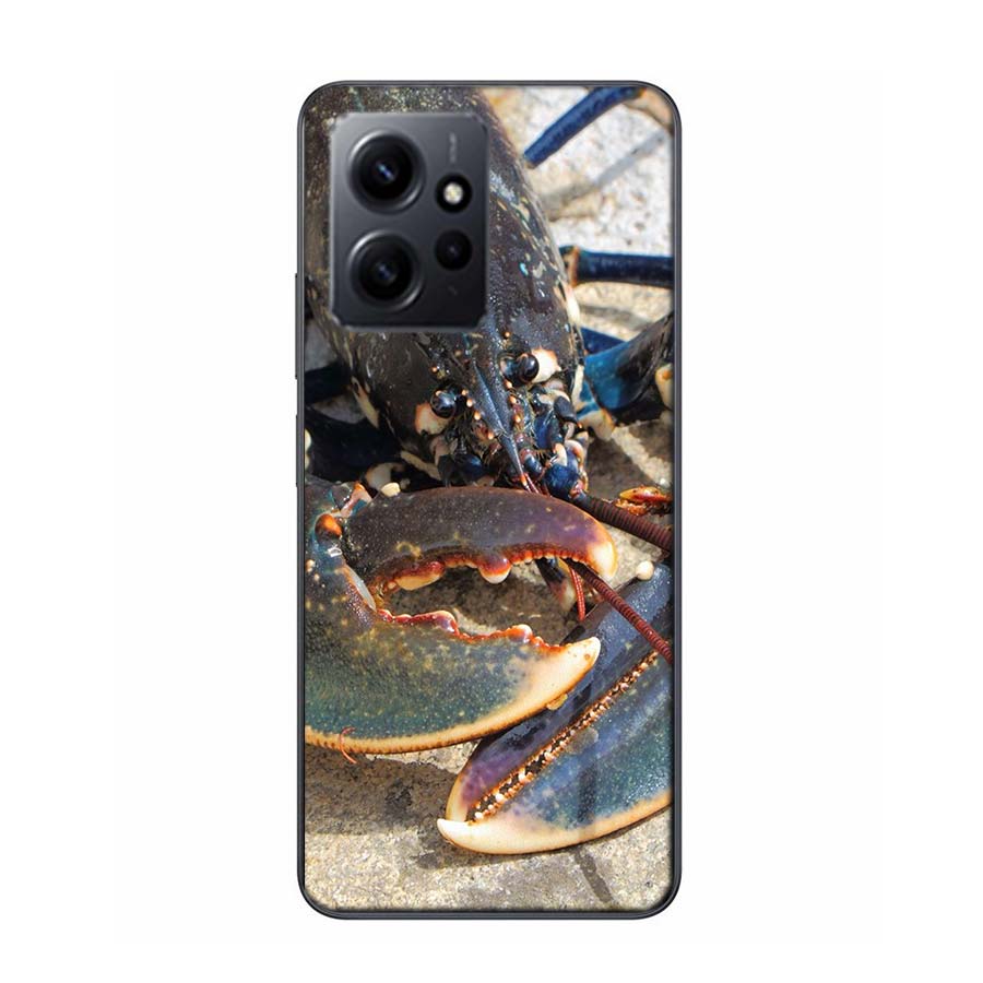 Live Lobster Phone Case For Redmi 12 13C 12C 15C 9 10 10C Note 13 Pro Plus 14 15 Pro 9T 9C 9A TPU Soft Cover Clear Cell Cases Sh