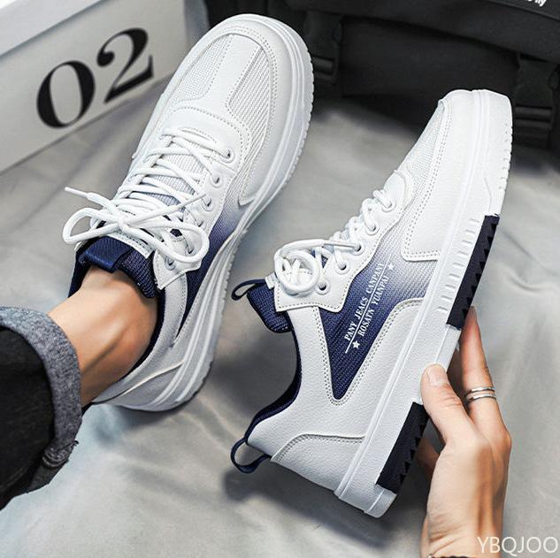 Fashionable Versatile Men'S New Summer Casual Comfortable Breathable Mesh Board Shoes Simple Height Increasing Men'S Shoes