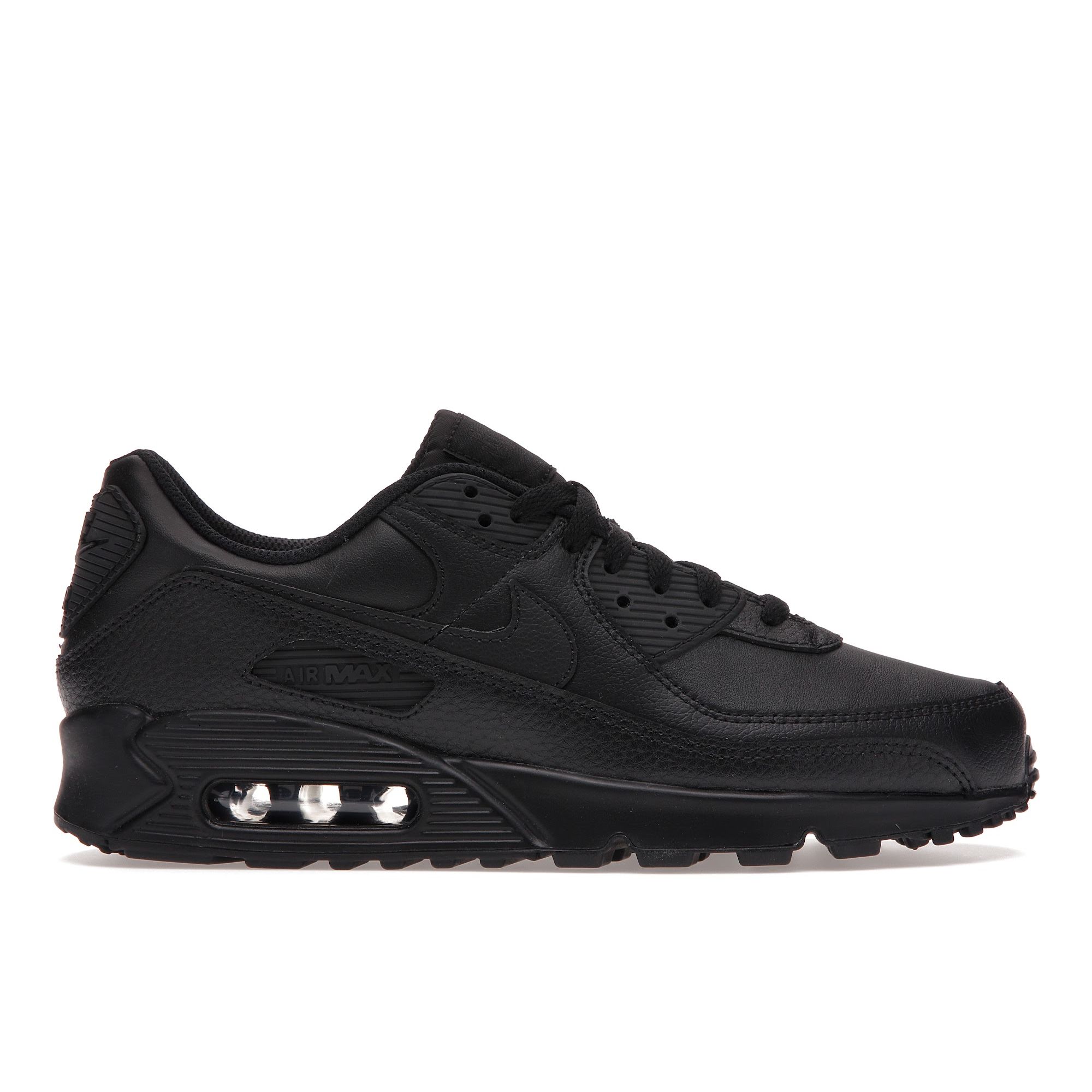 

Мужские кожаные кроссовки Nike Air Max 90 Triple Black CZ5594-001
