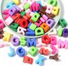 10pcs A-Z Letter Beads Acrylic Alphabet Beads Largr Size Loose Beads  For Jewelry Making DIY Keychain Phone Chain Accessories