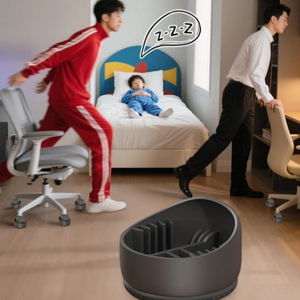 5Pcs Floor Protector Office Chair Wheel Silicone Chair Wheels Stopper Furniture