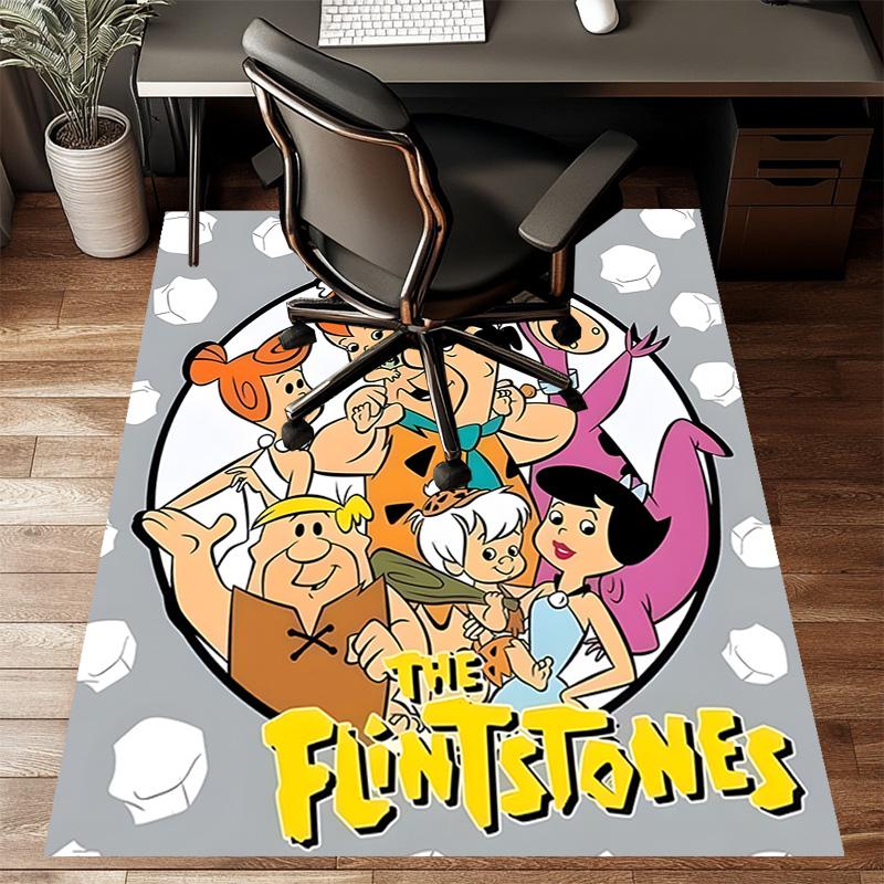 1pc Flintstone Design Printed Area Rug Carpet for Bedroom Living Room Home Decor Rugs Mat Non Slip Mat Rug for Bedside