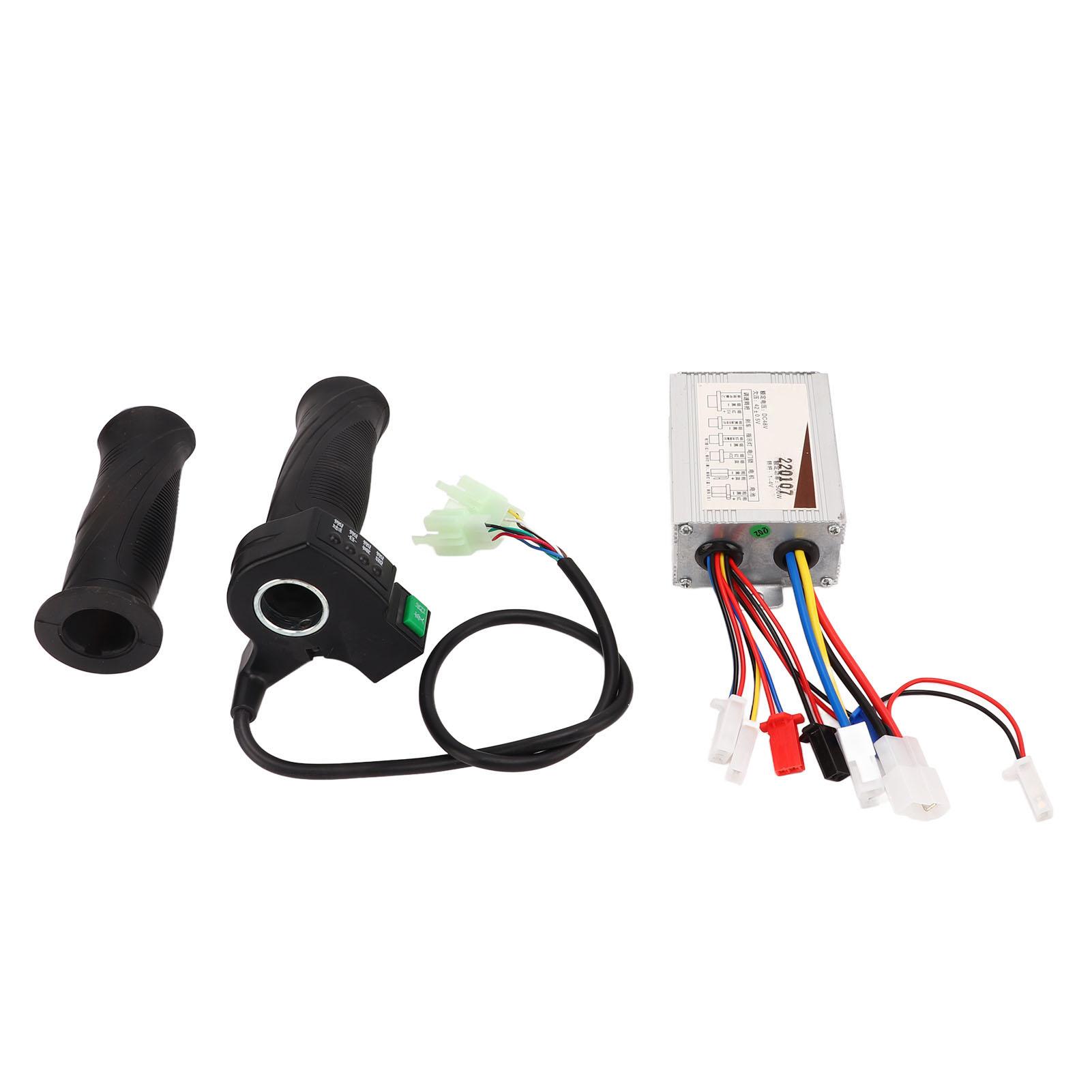 

Комплект контроллера щеточного двигателя Корпус из алюминиевого сплава 48 В 500 Вт Ручка газа с 4 скоростями для электровелосипеда