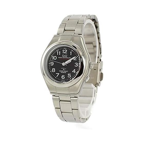 [Citizen] CITIZEN Q&Q Cue and Cue Women s Radio Solar Black Ana-Digi 10 ATM Water Resistant No Battery Replacement No Time Adjustment Required 10 ATM