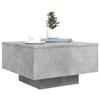 Coffee Table Concrete Gray 55 x 55 x 31 cm Engineered Wood