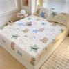 Little Bear Cute Microfiber Cartoon Bedding Set Single Fitted Sheet Set 2 Pcs,Includes 1 Fitted Sheet and 1 Pillowcases 75*50cm