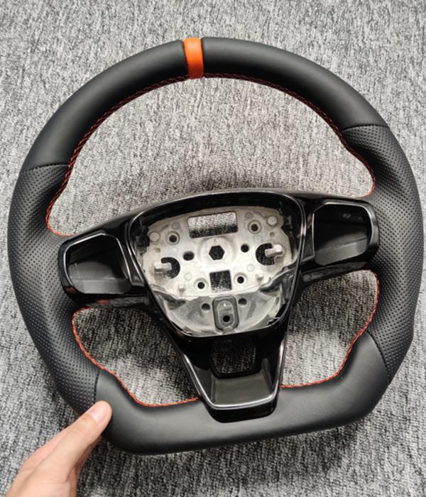 Fit for Ford Transit Custom 2019+ Perforated Leather Steering Wheel Replacement