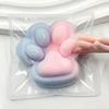 Gradient Big Cat Paw Squishy Fidget Toy Stress Relief Soft Jelly Squeeze Animal Paw Sensory Decompression Kids Party Gift
