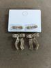 Zircon Bow Pendant Earrings Stylish Luxury Ear Jewelry for Women