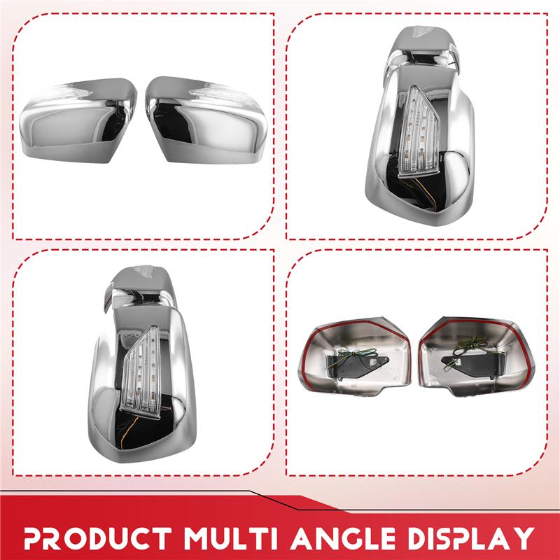 Rearview Mirror Cover With Signal Lights Door Wing Mirror Housing Side Mirror Lights For Isuzu Dmax D-MAX 2012-2018