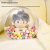 Transparent Mini Doll Outdoor Pouch Dustproof Doll Storage Bag  Jewelry Organizer
