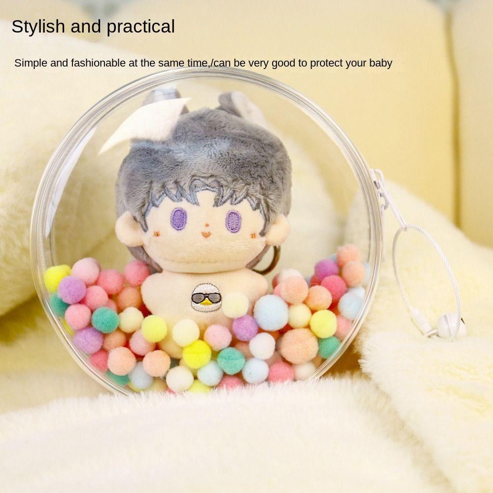 Transparent Mini Doll Outdoor Pouch Dustproof Doll Storage Bag  Jewelry Organizer