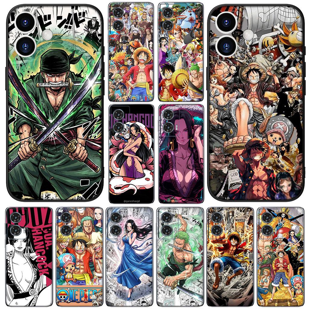 Luffy Boa Hancock Zoro One Pieces Casing Phone Cover for Apple iPhone 16 15 14 11 Pro Max 7 8 Plus SE2 SE3 SE 2022 2020 Case