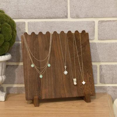 Holz Halskette Schmuck Ständer Halsketten Halter Organizer Display