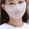 Ear Outdoor Solid Color UV Protection Fishing Sunscreen Mask Lace Mask Face Shield Face Cover