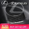Cqwklj1 Emblems 2/4Pcs Car Styling Aluminum Badge Car Audio Decorate Sticker Accessories For ES RX LS IS NX CT LX IS250 IS200 CT20