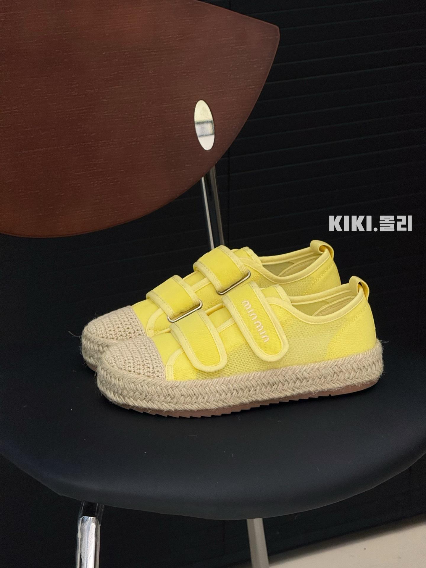 

Korean thick-soled fisherman shoes women s summer new mesh breathable little white shoes versatile sports and leisure shoes trendy single shoes 35 жёлтый