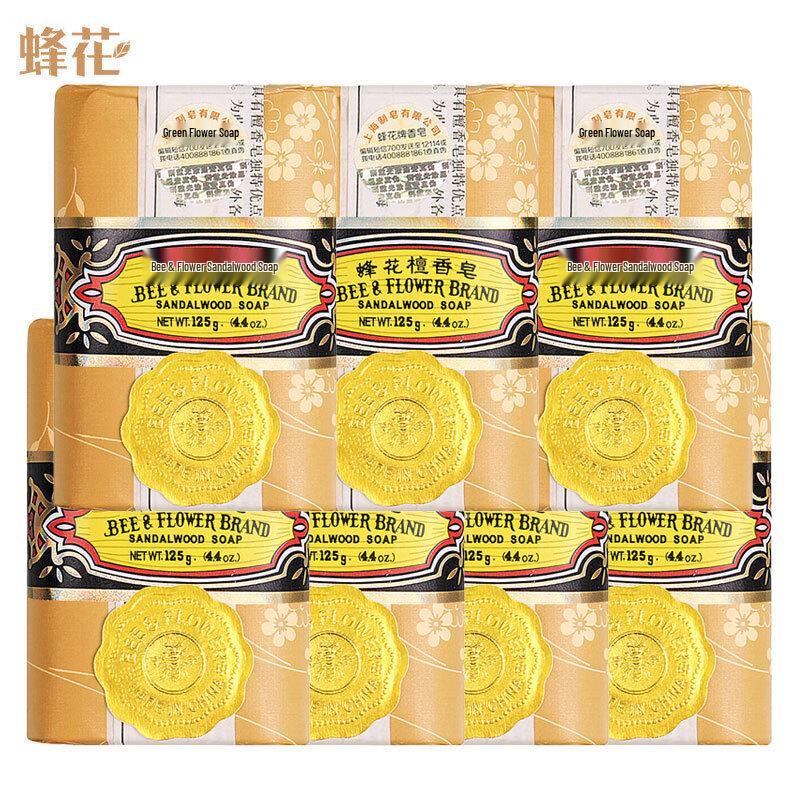 Bee & Flower Sandalwood Soap (7-Pack)