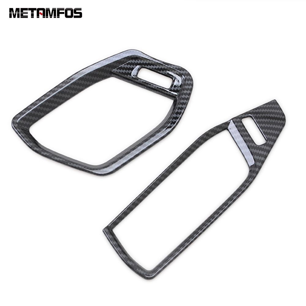 For Ford Kuga Escape - 2024 2025 Carbon Fiber Side Front Air Condition Vent Outlet Cover Trim Accessories Car Styling