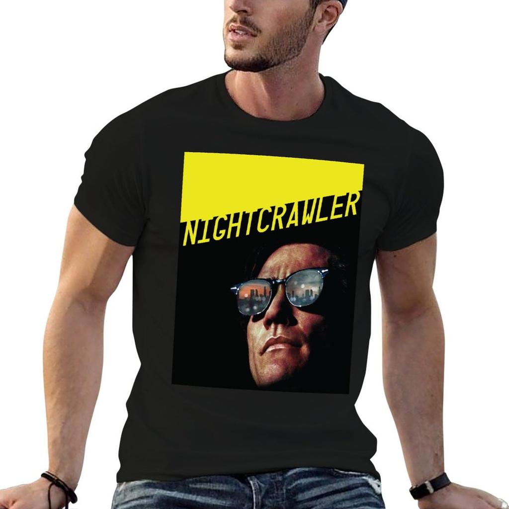 Movie Nightcrawler with Jake Gyllenhaal TShirt Stylish Graphic Short Sleeve Top