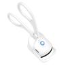 Heated Eyelash Curlers 2 Temperature Controls USB Charging 30 Seconds Heat Plastic Portable Lash Curler for Home White