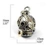 Good Vibrations Mexican Skull Pendant with One Eye