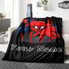 Custom Name Spider-Man Theme Blanket for Couch & Bed, Plush Cozy Fuzzy Blanket Super Soft & Warm Blankets for Fall and Winter. 0908129