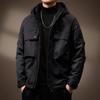 Men's 2025 Autumn/Winter High-End Quilted Thick Cotton Jacket - Trendy Windproof Outdoor Mountaineering Coat