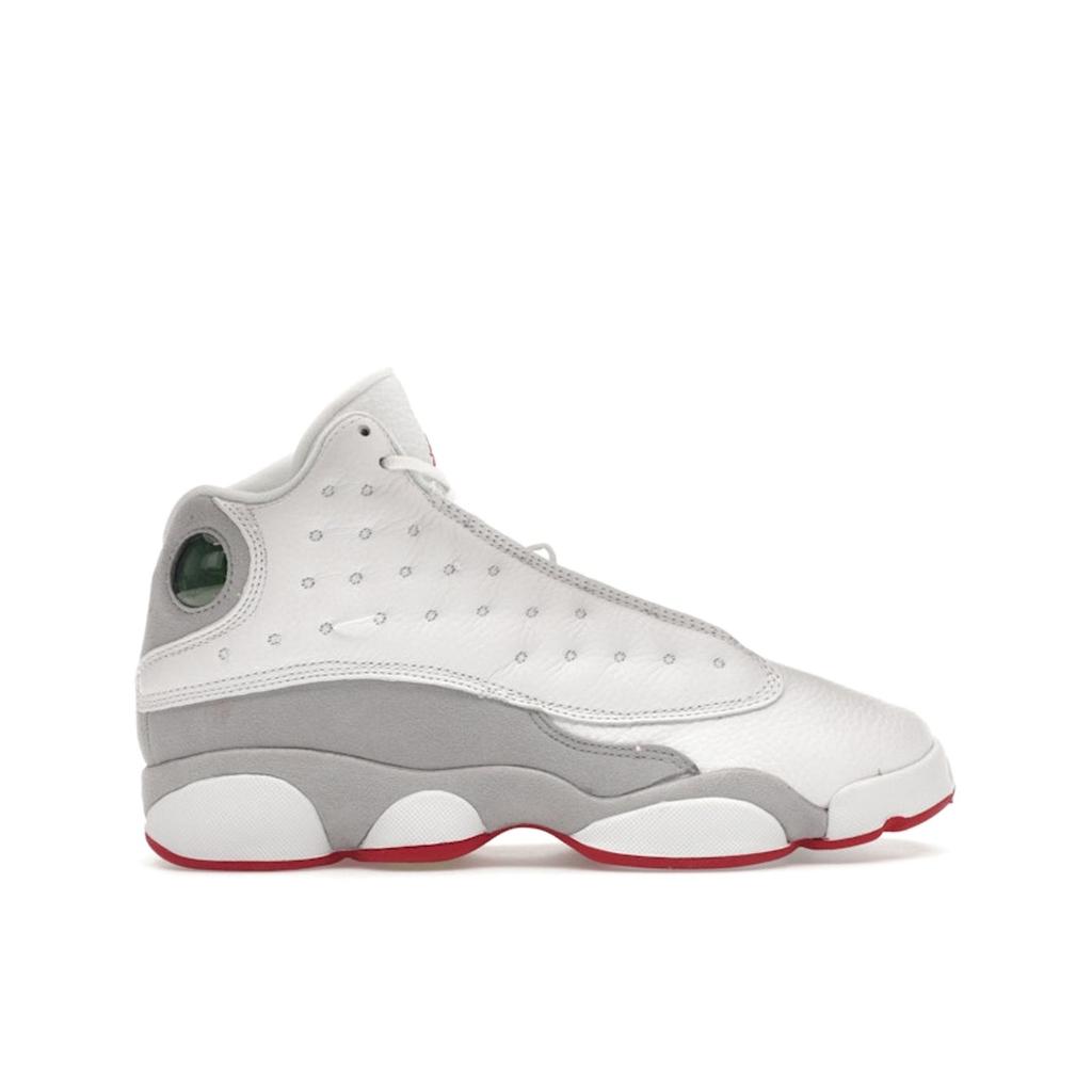 Air Jordan 13 Retro GS White Wolf Grey Kids Sneakers True-Red DJ3003-160