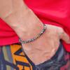 Minimalist 4mm Natural Wood Bracelet For Men Female Braslet Beads Irregular Wenge Wood Brazalete Gift For Him Accessories Joyas