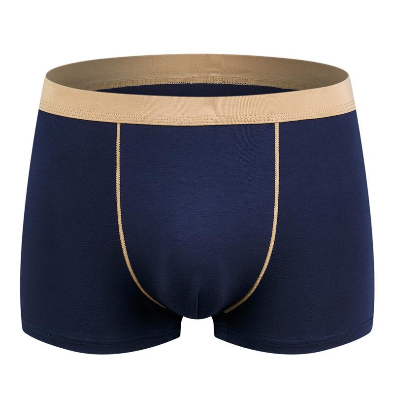 Men's Underwear Seamless Sexy Plus Size Flat Corner Pants Loose Youth Mid Waist Four Corner Pants