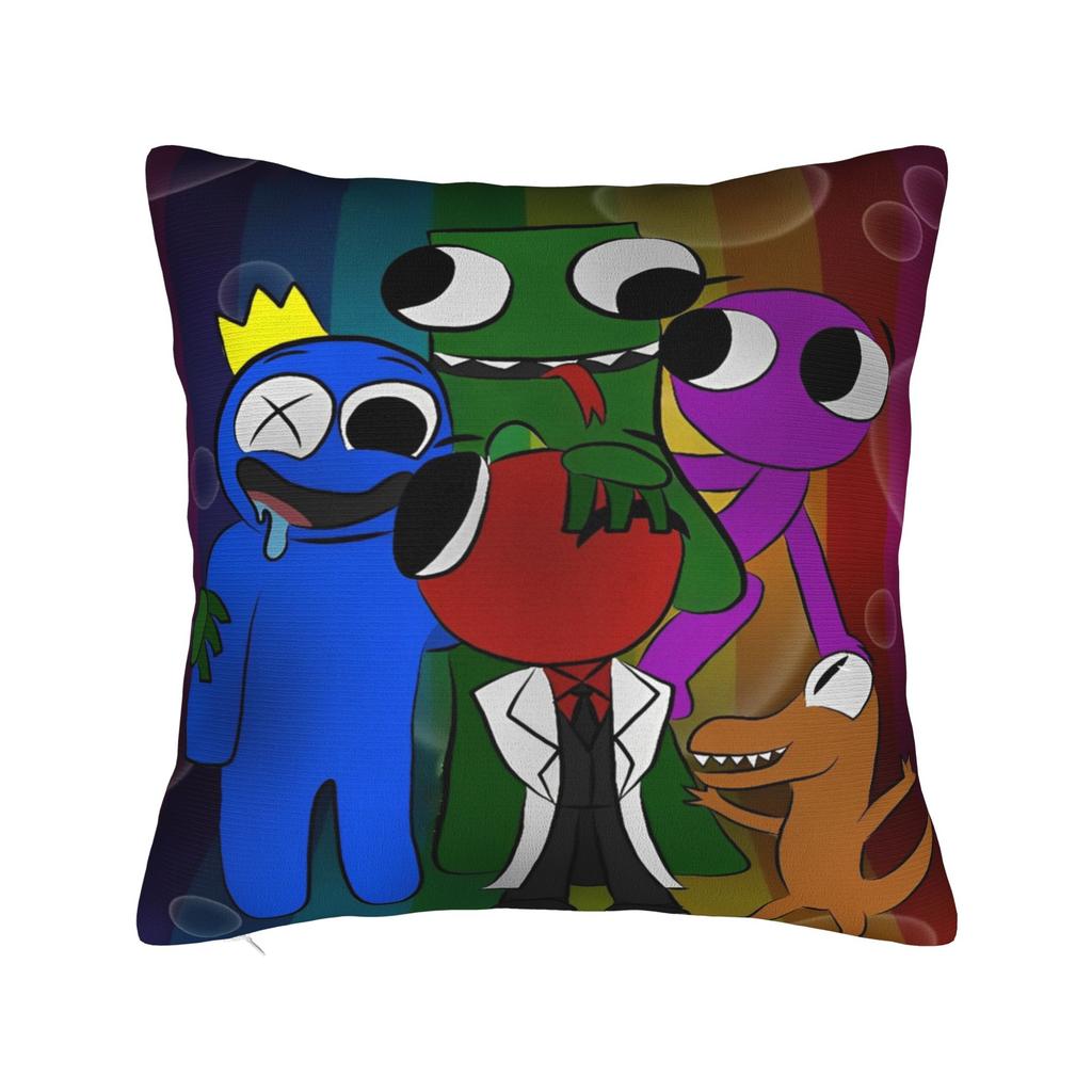 Rainbowes Friend Pillowcases Merchandise Printing Cushion Cover Throw Pillow Cover Chair Decorations Square Multi Size