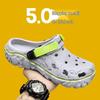 Men's Plus Size Lightweight Closed Toe Beach Clogs - Breathable Soft Sole Sandals